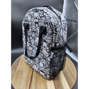 Yoobi X Marvel‎ Avengers Black White Superheroes Insulated Lunch Bag